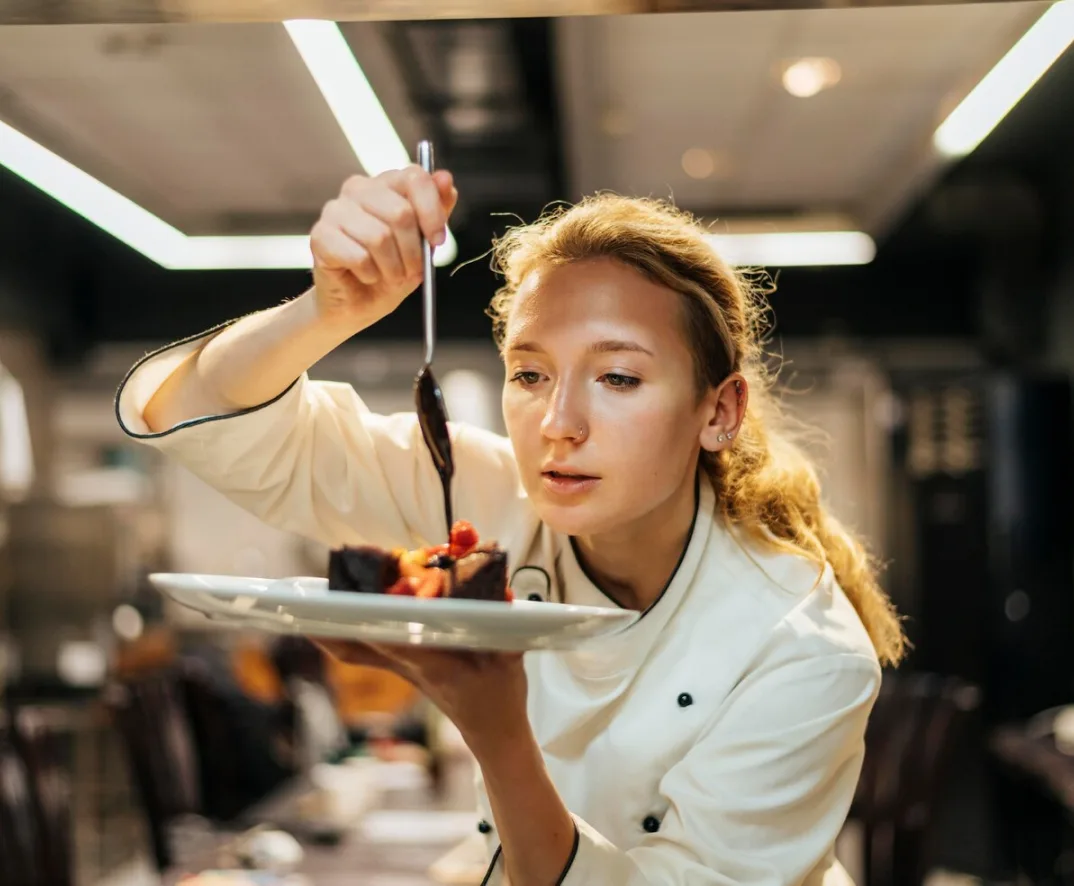 Waiter Dish Presentation