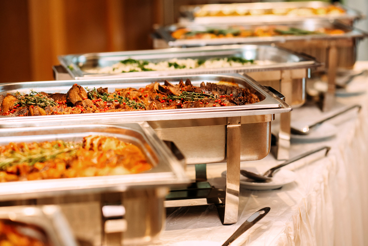 wedding catering buffet