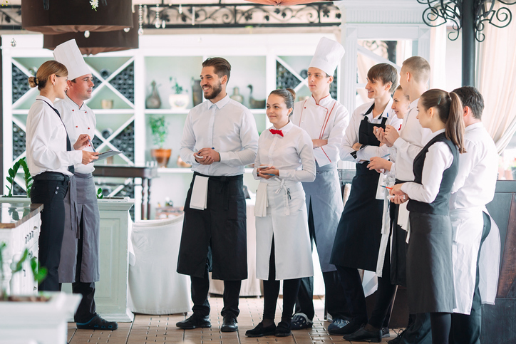 australian catering staff